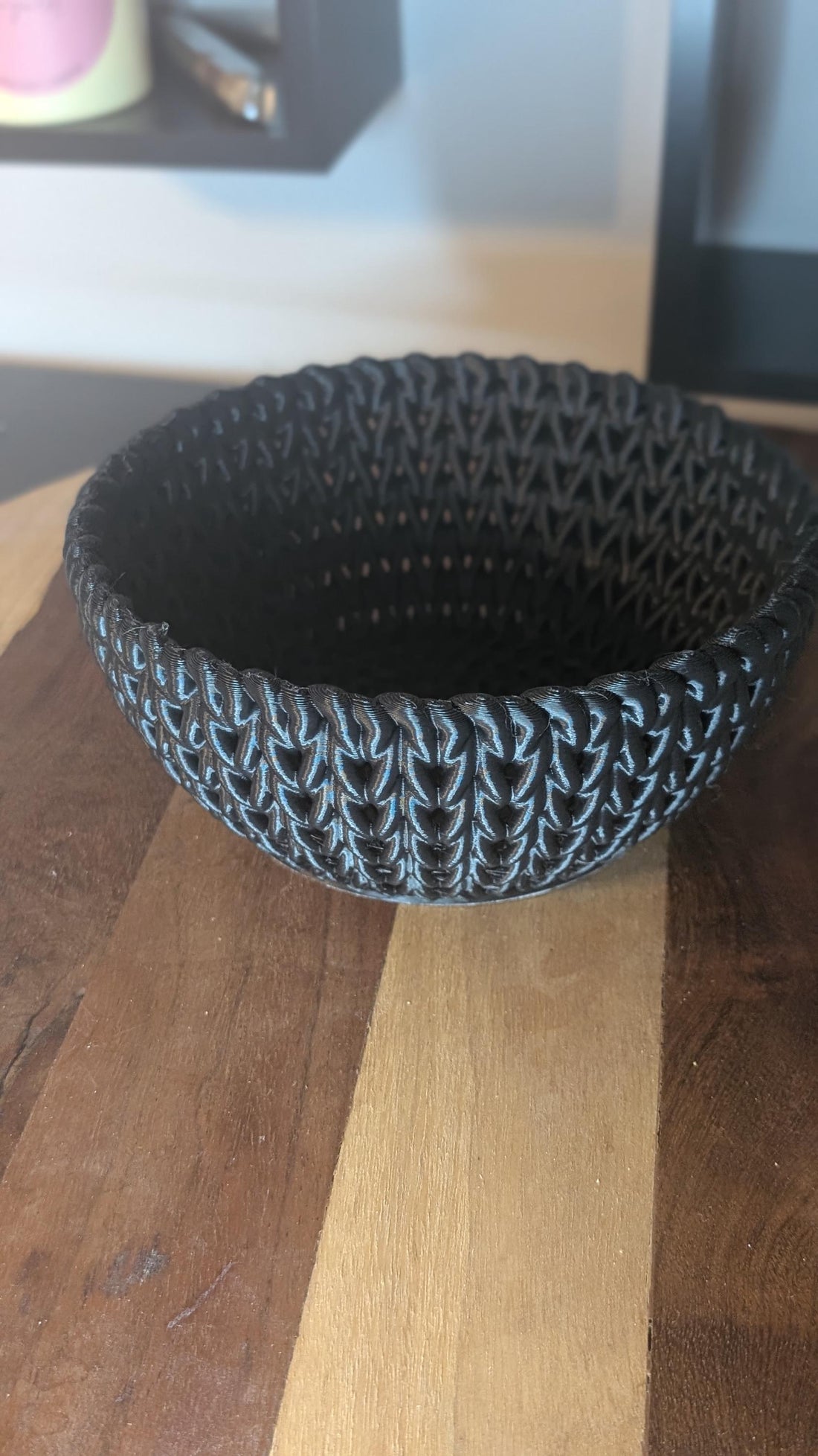 3D Printed Knitted Bowl