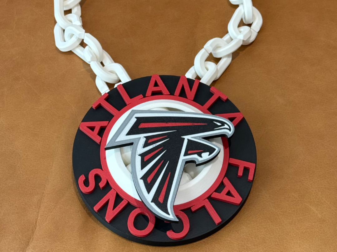 Custom Team Spinner Necklace | NFL & College Football Fan Jewelry