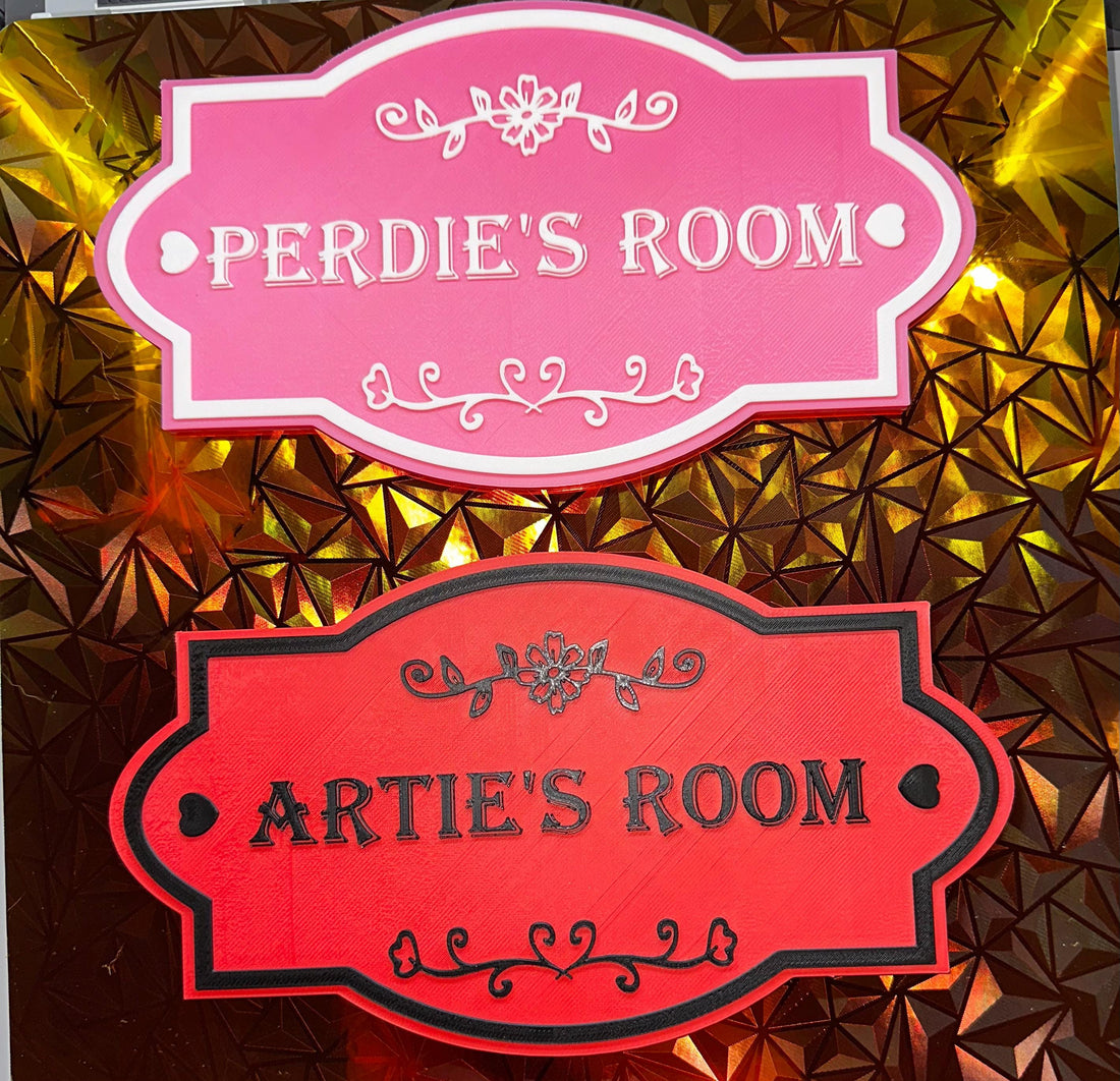 Personalized Diamond Door Sign