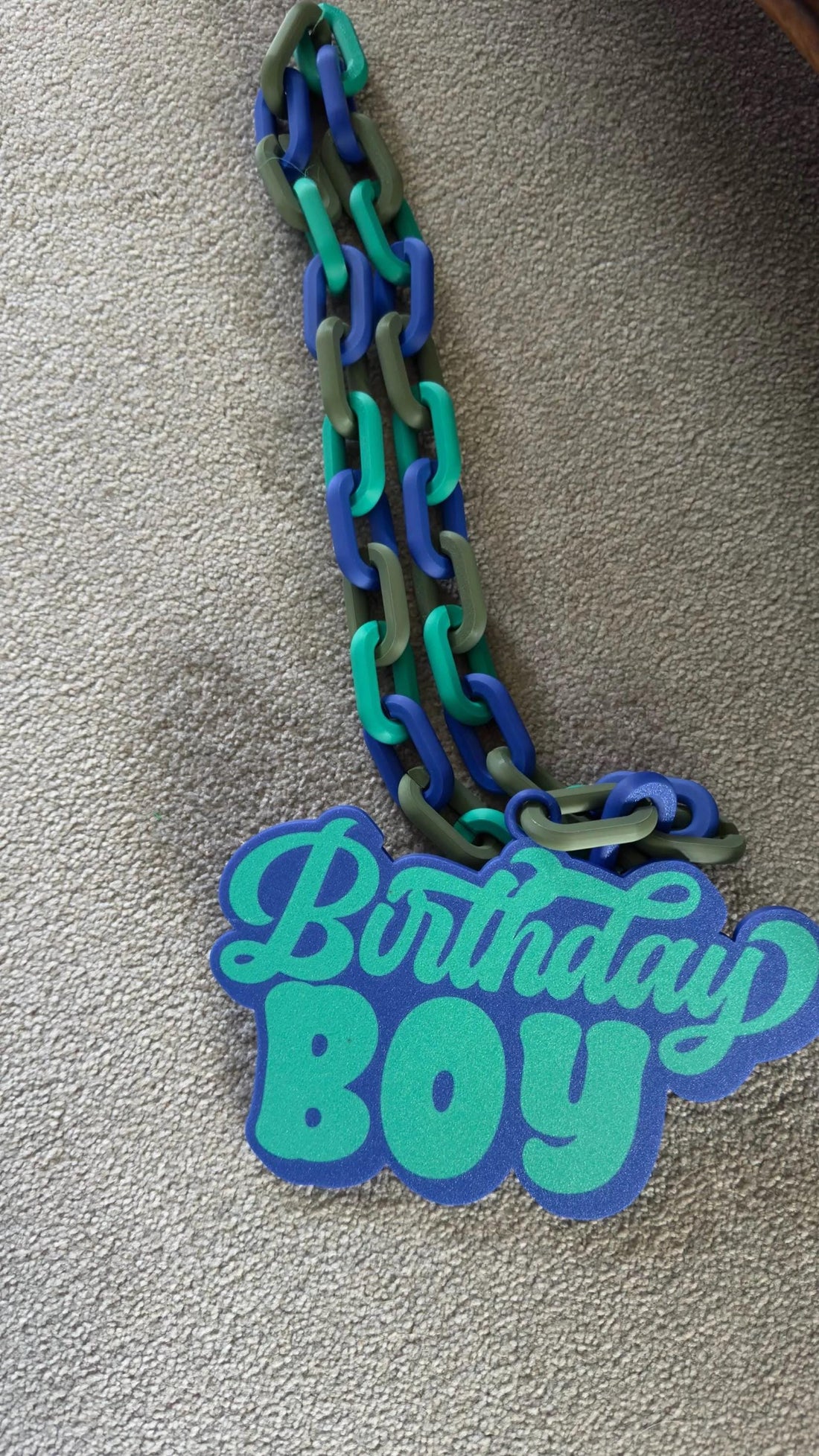 Birthday Girl or Boy Over Sized Chain