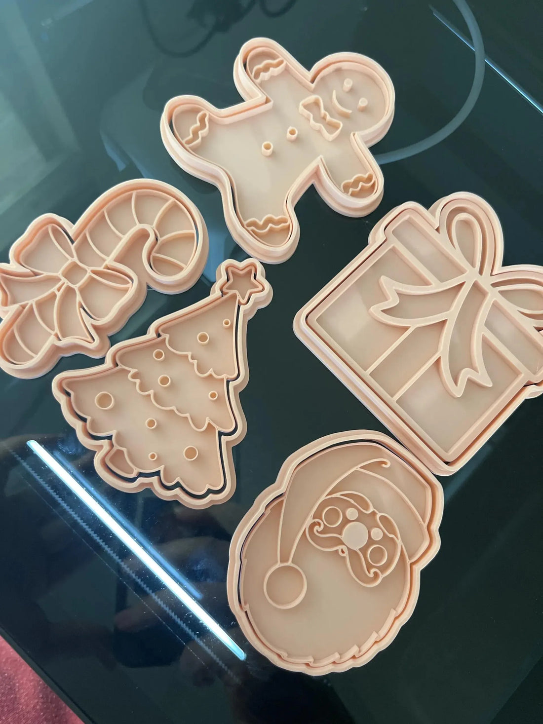 Set of 5 Assorted Cookie Cutters and Stamps